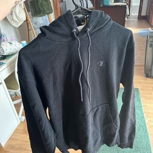 CHAMPION black hoodie unisex